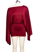 Maroon Mini Dress